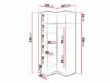 Corner wardrobe Honolulu B113