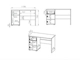 Skrivebord Calvere 107