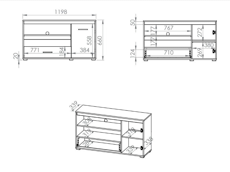 TV-bord Calvere 112
