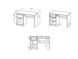 Skrivebord Tivruve 110