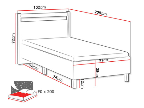 Bed Parma F108
