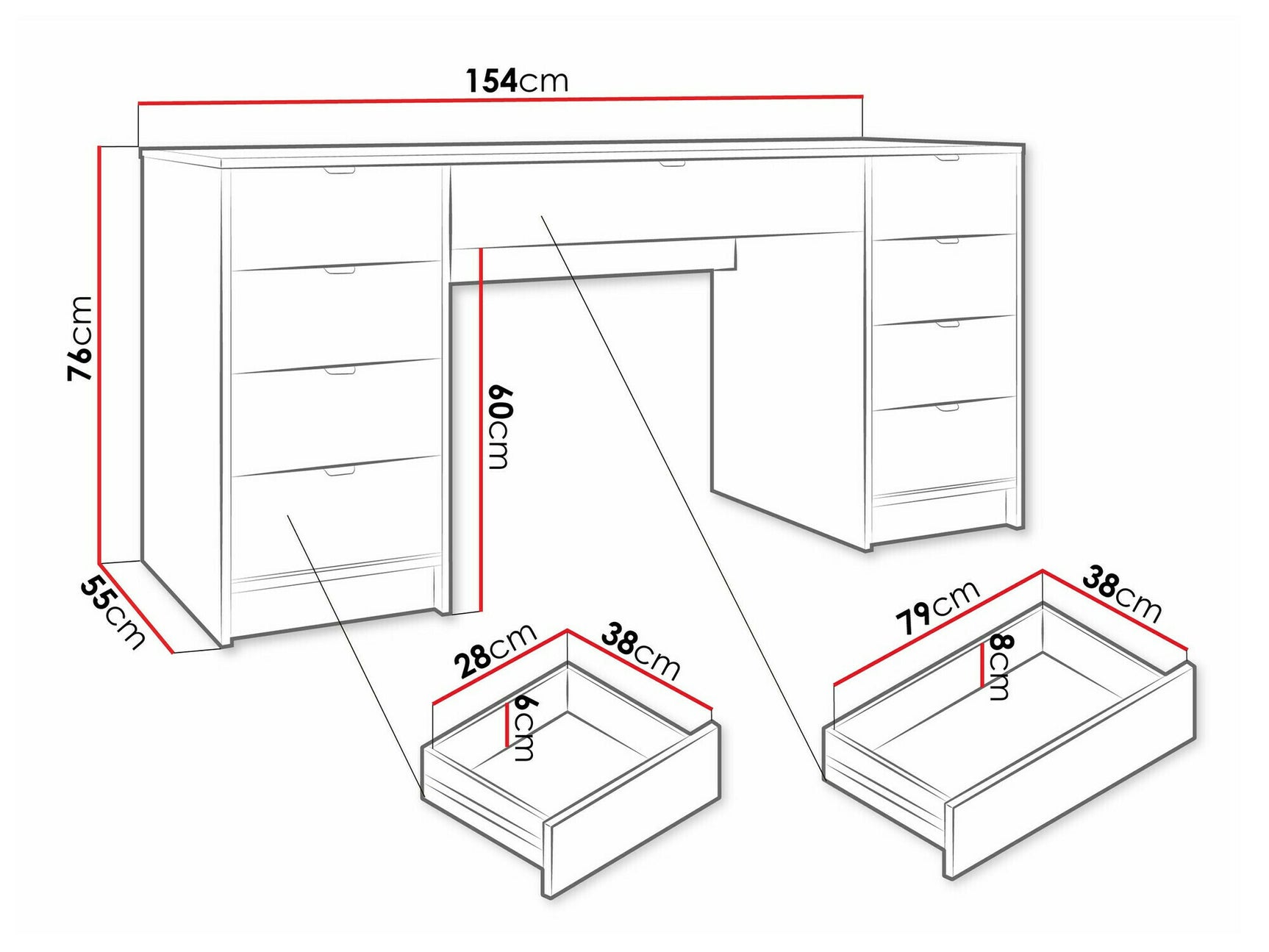 Desk Comfivo J111
