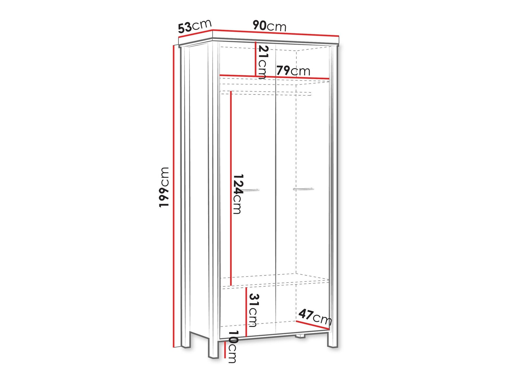 Wardrobe Parma F113