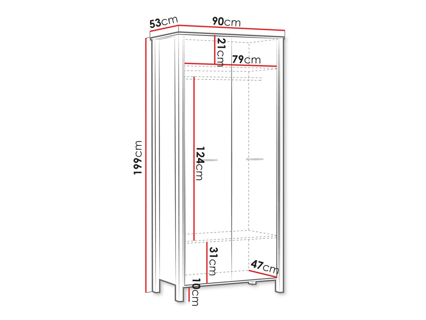 Wardrobe Parma F113