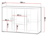 Display cabinet Charlotte E106