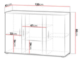 Display cabinet Charlotte E106