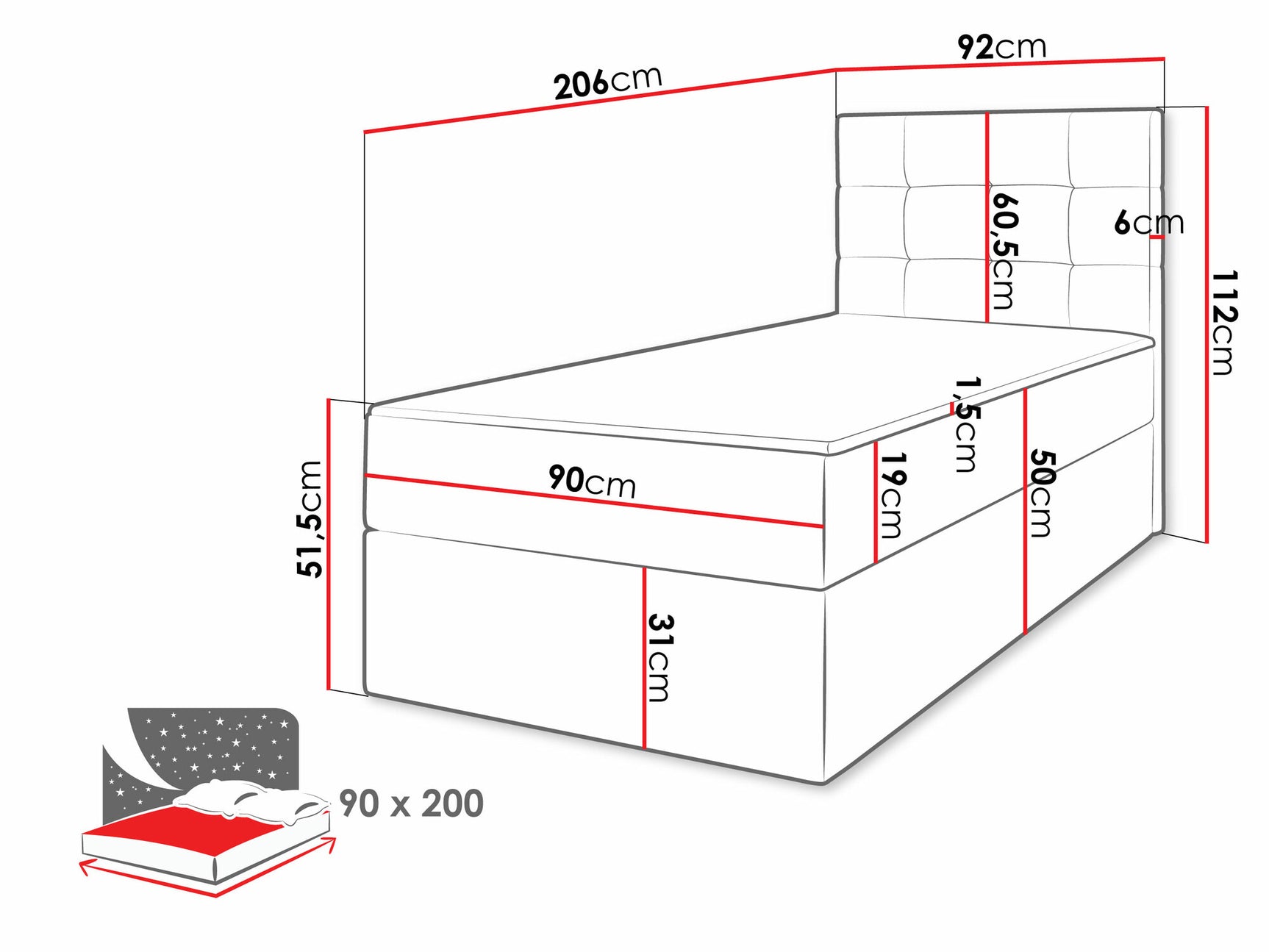 Kontinentalseng Comfivo 403