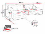 Hjørnesofa Comfivo 233