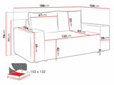 Sovesofa Clovis 107