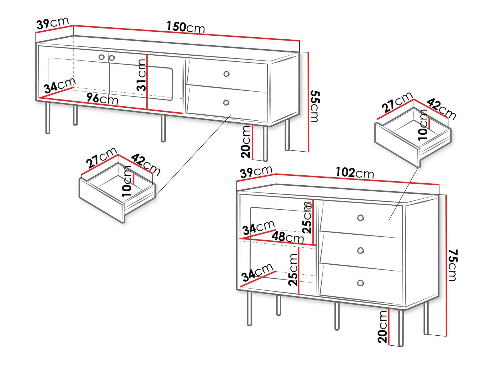 Living room set Charlotte AB107