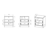 Sengebord Romlevo 103