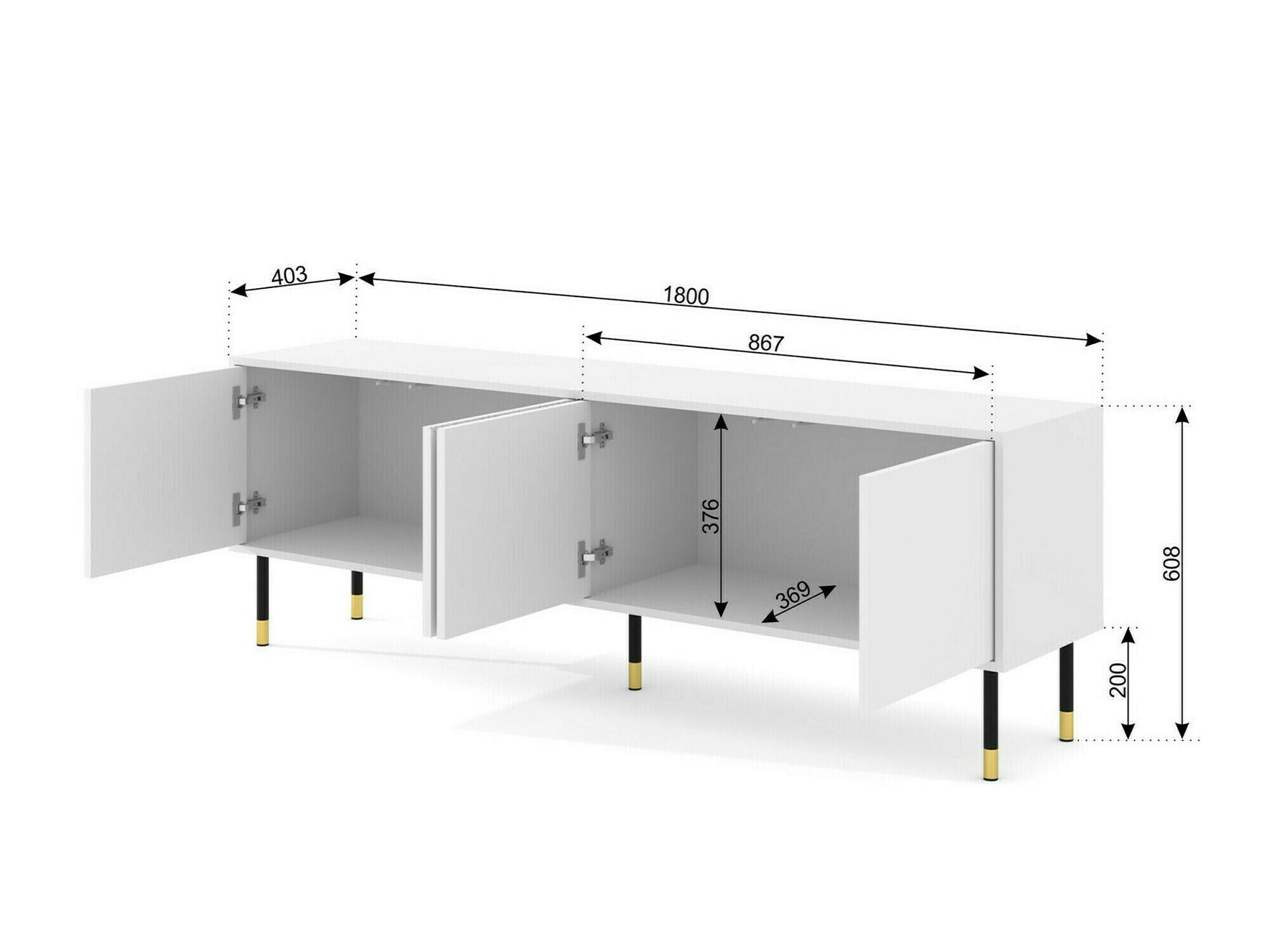 TV-bord Buffalo 192