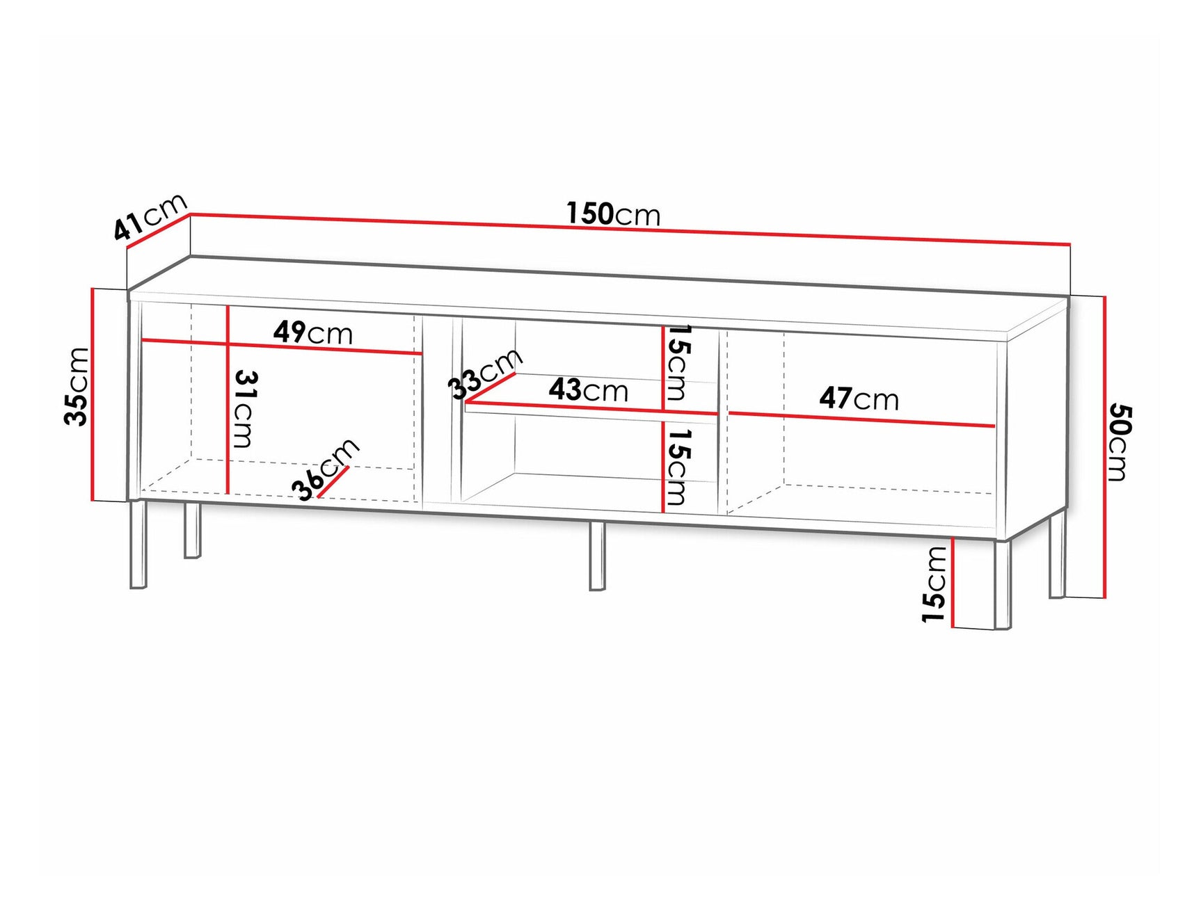 TV stand Toledo K105