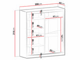 Wardrobe Toledo L100