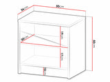 Bedside table Toledo L105