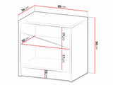 Bedside table Toledo L105