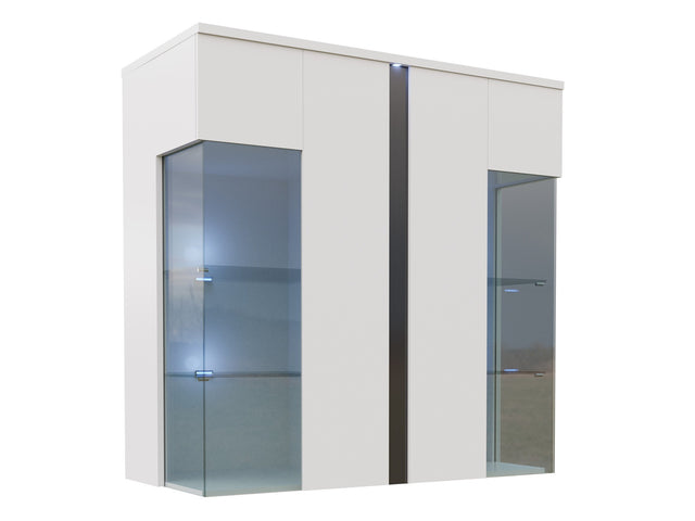 Wall mounted display cabinet Nashville B104