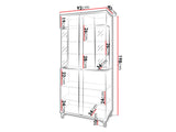 Display cabinet Nashville B116