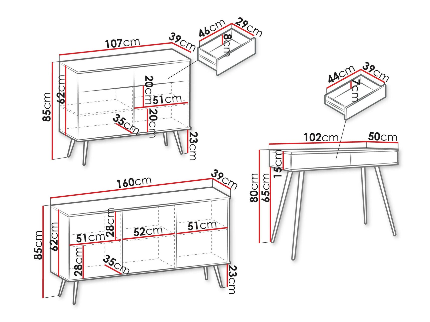 Furniture set Lima AG107