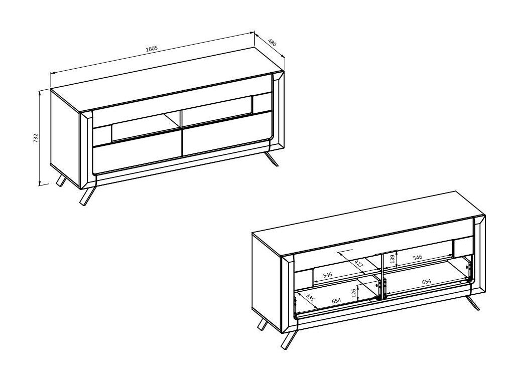 TV-bord Sovera 105