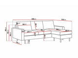 Hjørnesofa Dortesa 120