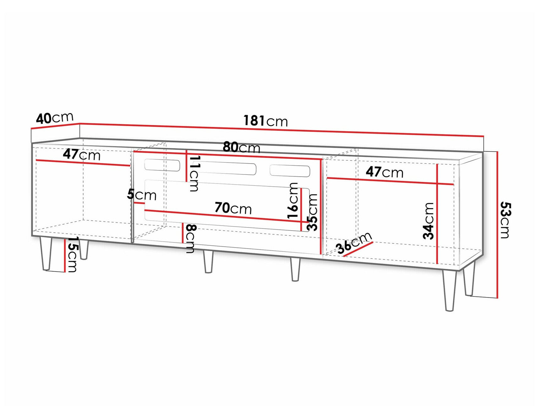 TV stand Comfivo H110