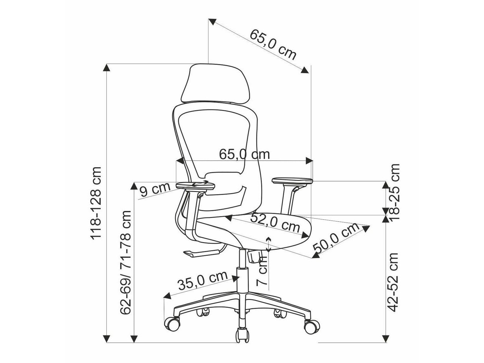Kontorstol Houston 1878