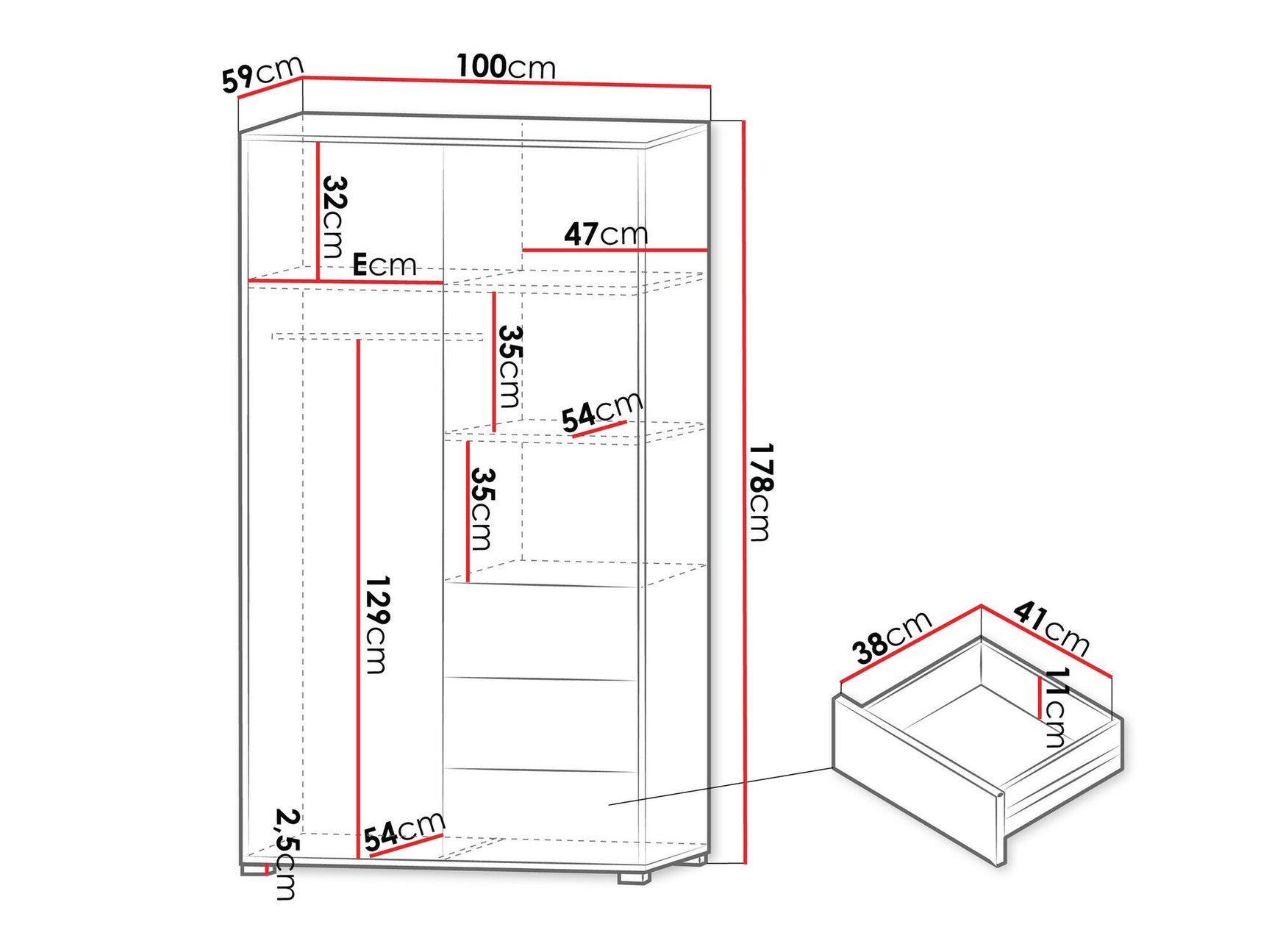 Garderobe Comfivo A121