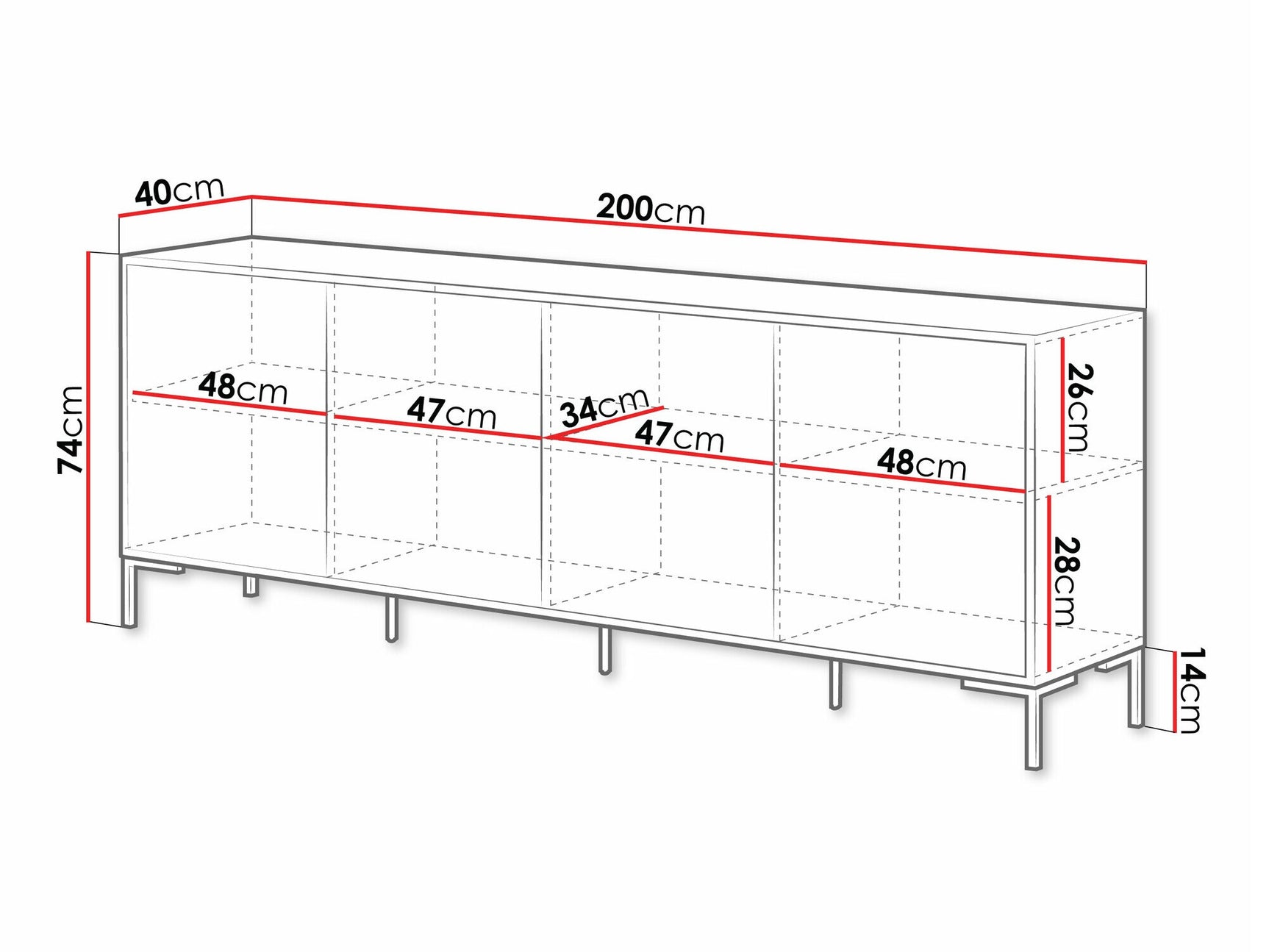 Sideboard Charlotte AE102