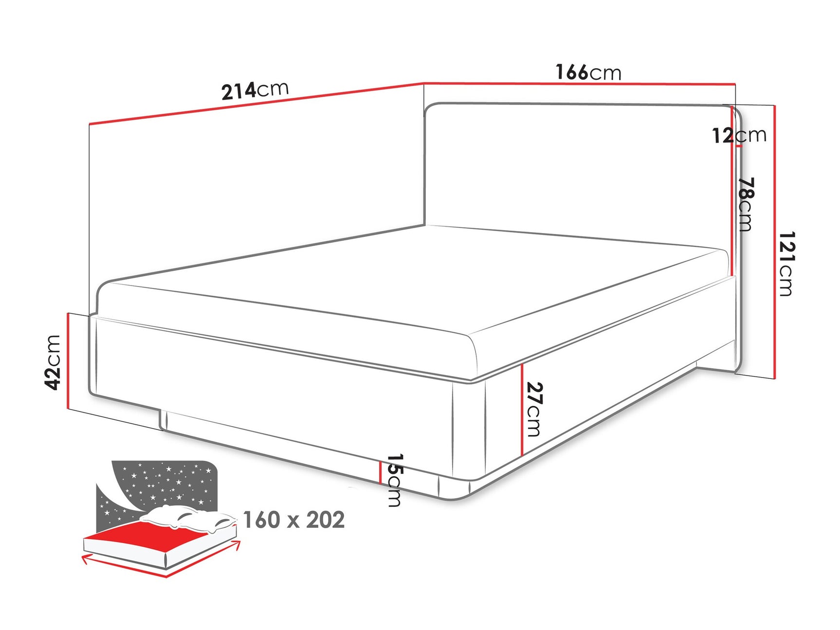 Bed Kingston AC112