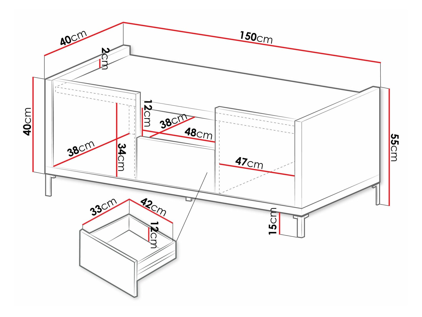 TV stand Toledo AF103