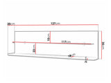 Wall shelf Toledo AG105