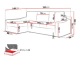 Corner sofa Rome 107
