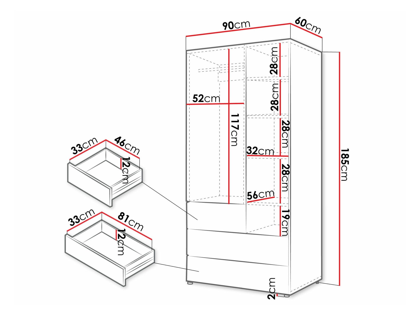 Wardrobe Domcali 101