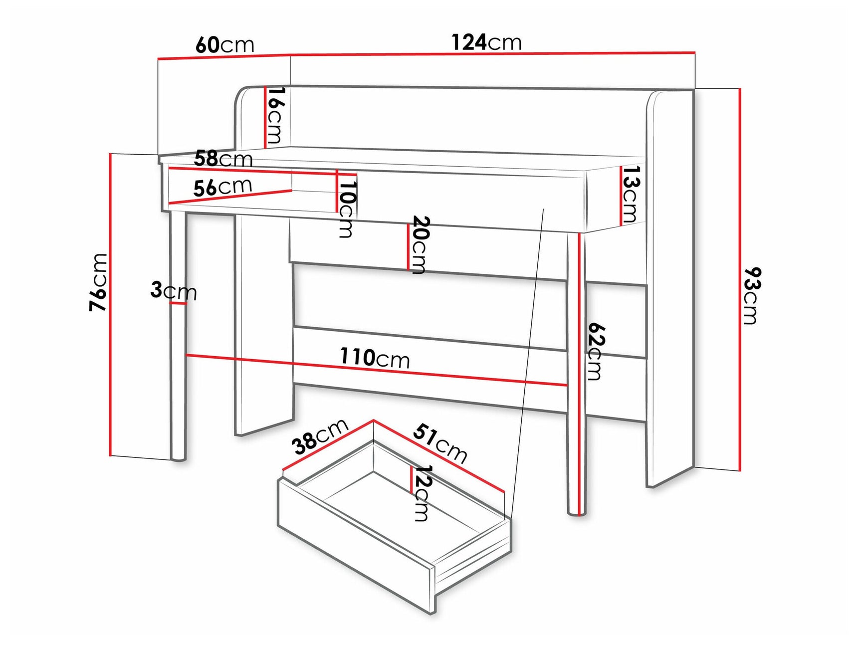 Desk Domcali 110