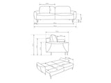 Sovesofa Kingston 142