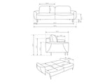 Sovesofa Kingston 142