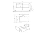 Sovesofa Kingston 131