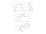 Sovesofa Kingston 131