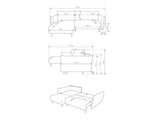 Hjørnesofa Kingston 145
