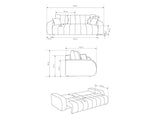 Sovesofa Kingston 148