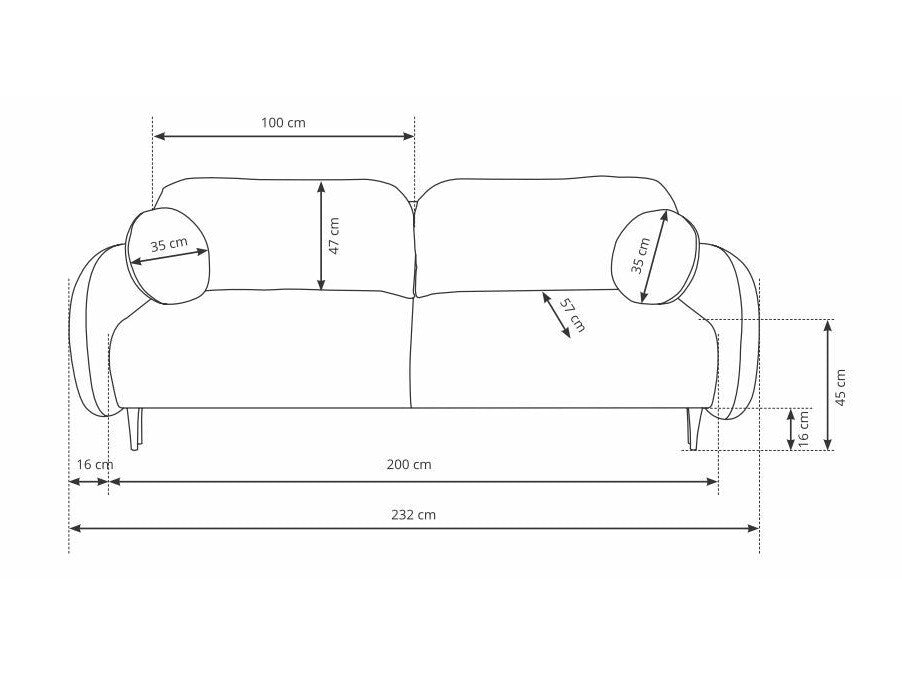 Sovesofa Kingston 143