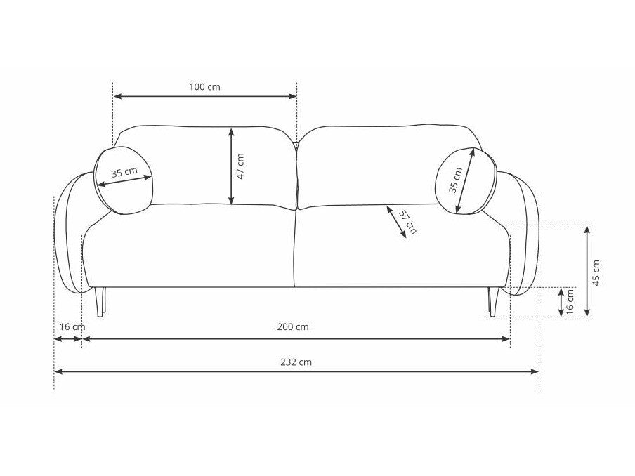 Sovesofa Kingston 143