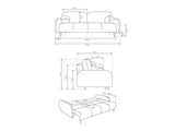 Sovesofa Kingston 151