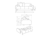 Sovesofa Kingston 151