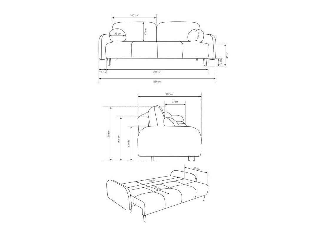 Sovesofa Kingston 151