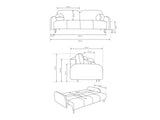 Sovesofa Kingston 151