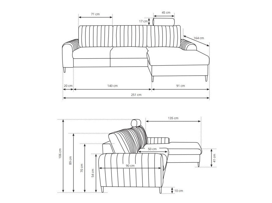 Hjørnesofa Kingston 163