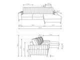 Hjørnesofa Kingston 165