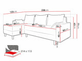 Hjørnesofa Delaware 100